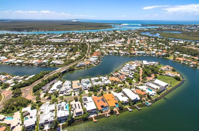 Aerial photography for real estate Sunshine Coast